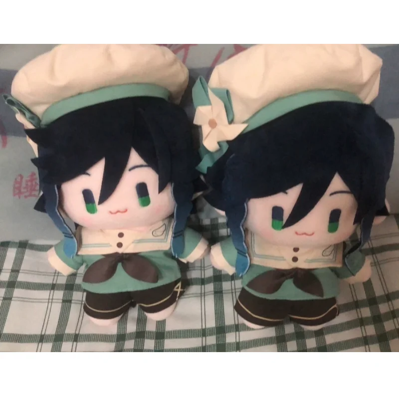 Genuine Genshin Impact Spring Blossom Tales Series Cute Dress Up Plush Doll Flins Xiao Barbatos Venti Lyney Collectible Toy Gift