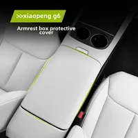 Special Central Armrest Box Protective Cover Napa Leather Interior Accessories Decorative Supplies for Xiaopeng Xpeng G6 23-25