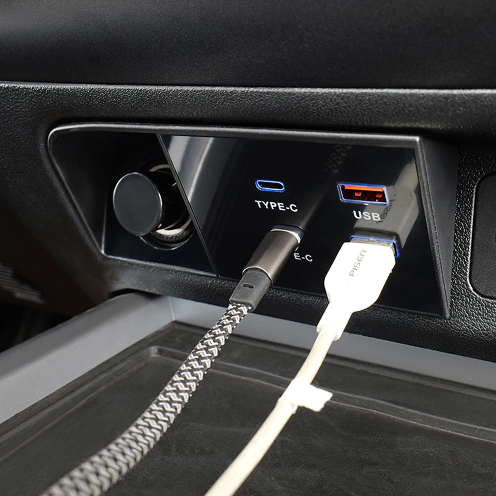 

Для Great Wall WEY Tank 300, модифицированное зарядное устройство для быстрой зарядки, суперразшивающая док-станция, центральная панель управления, автомобильный прикуриватель