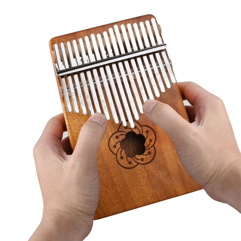 17 Keys Kalimba Thumb Piano Wood Mbira Body Musical Instruments With Learning Book Kalimba Piano Christmas Gift