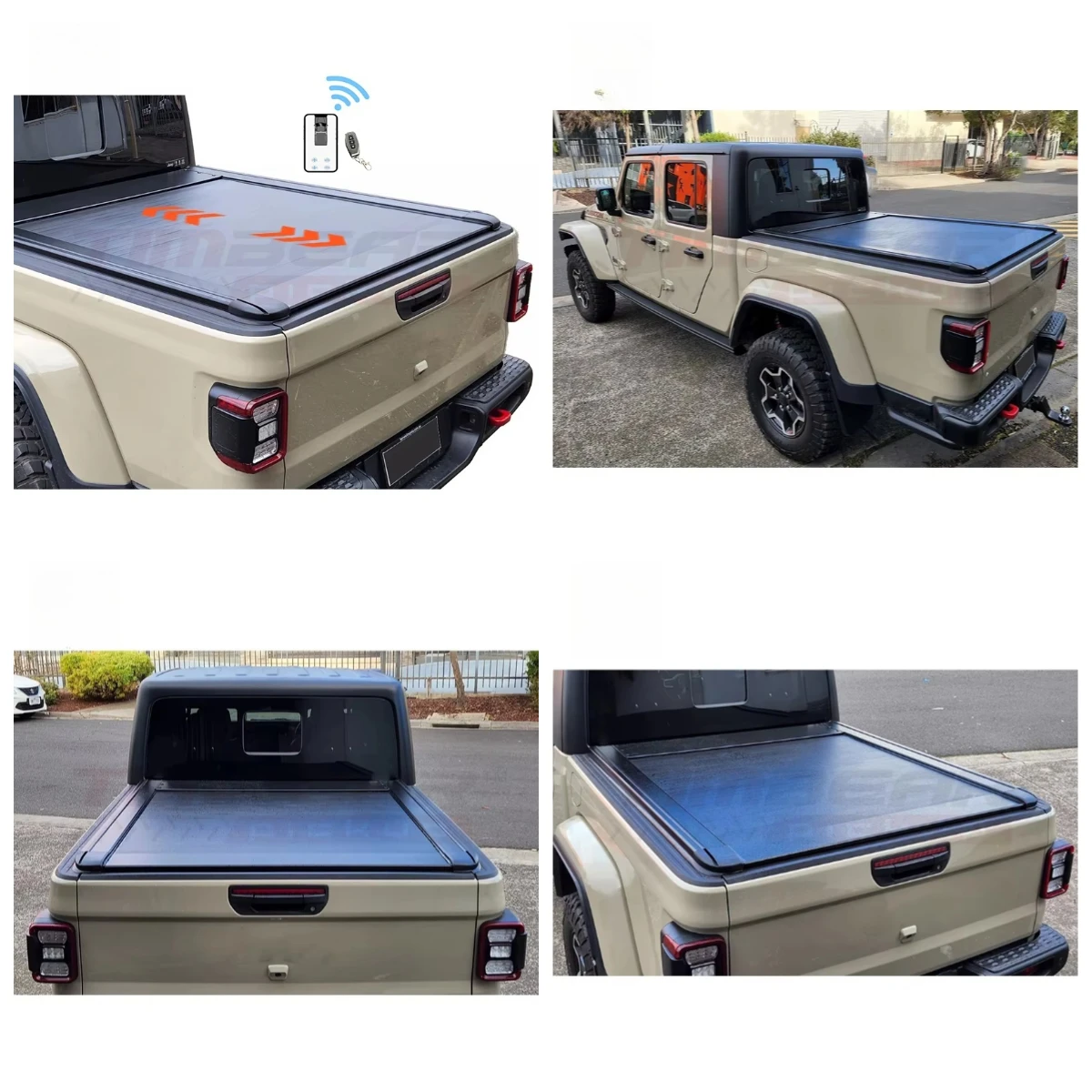 

STLF Electric Auto Roller Shutter Lid Pickup Truck Retractable Tonneau Cover For Jeeps GLADIATOR 2019-2022