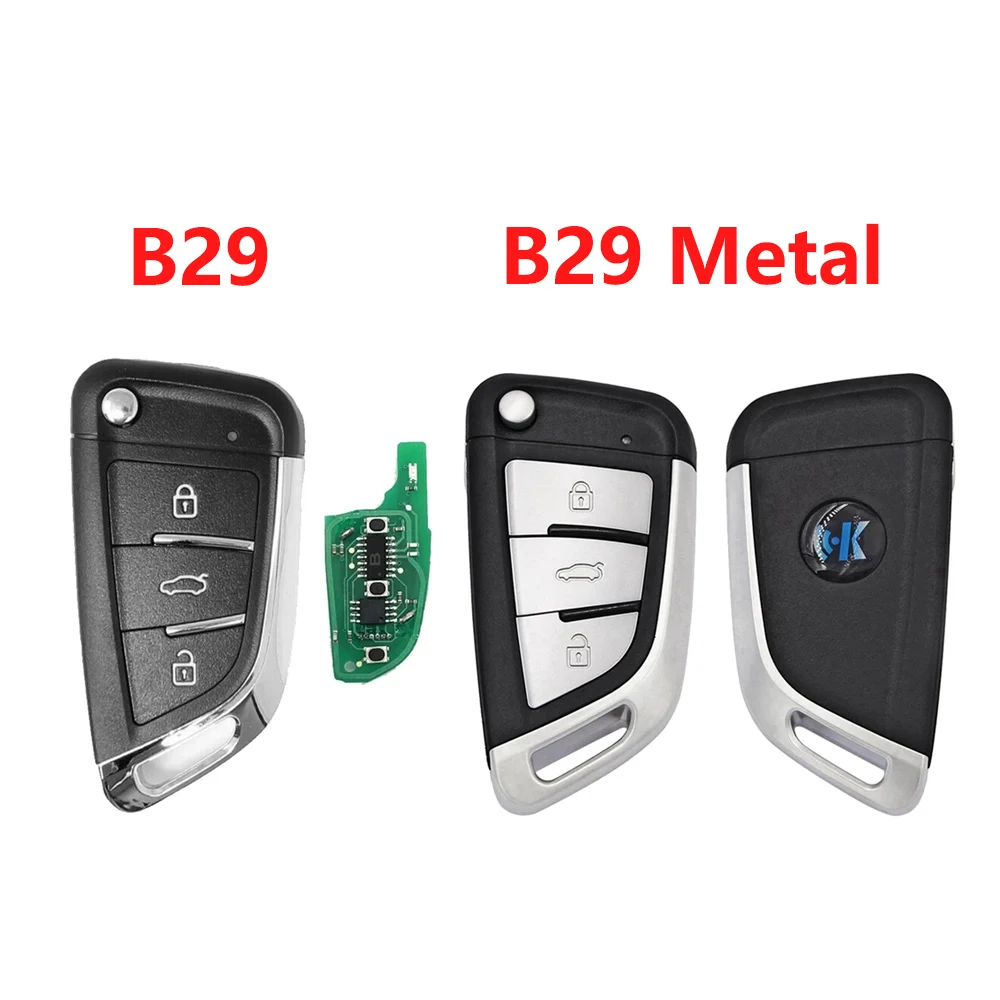 

1Pcs/Lot KEYDIY B29 B29Metal 3 Button B-Series KD Remote Control Car Key For KD200 KD900+ URG200 KD-X2 For BMW Style