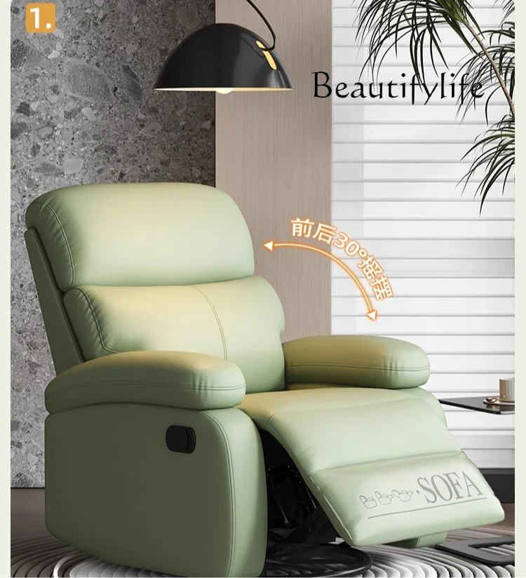 

X Multifunctional Sofa Single Sofa Chair Living Room Can Sleep, Lie Down And Shake Rotating Beauty Sofa Chair