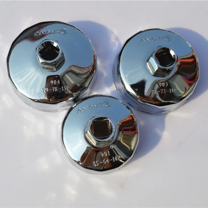 14 Flutes 901-906 Cap Oil Filter Wrench 1/2\