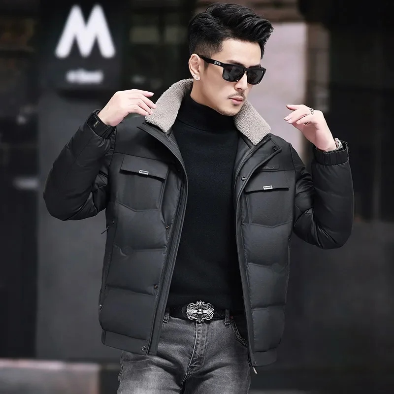 YEAE Winter Down Jackets Duck Down Designer Clothes Men Casual Man Sack Male Cold Coat for Winter New in Coats Down Padding