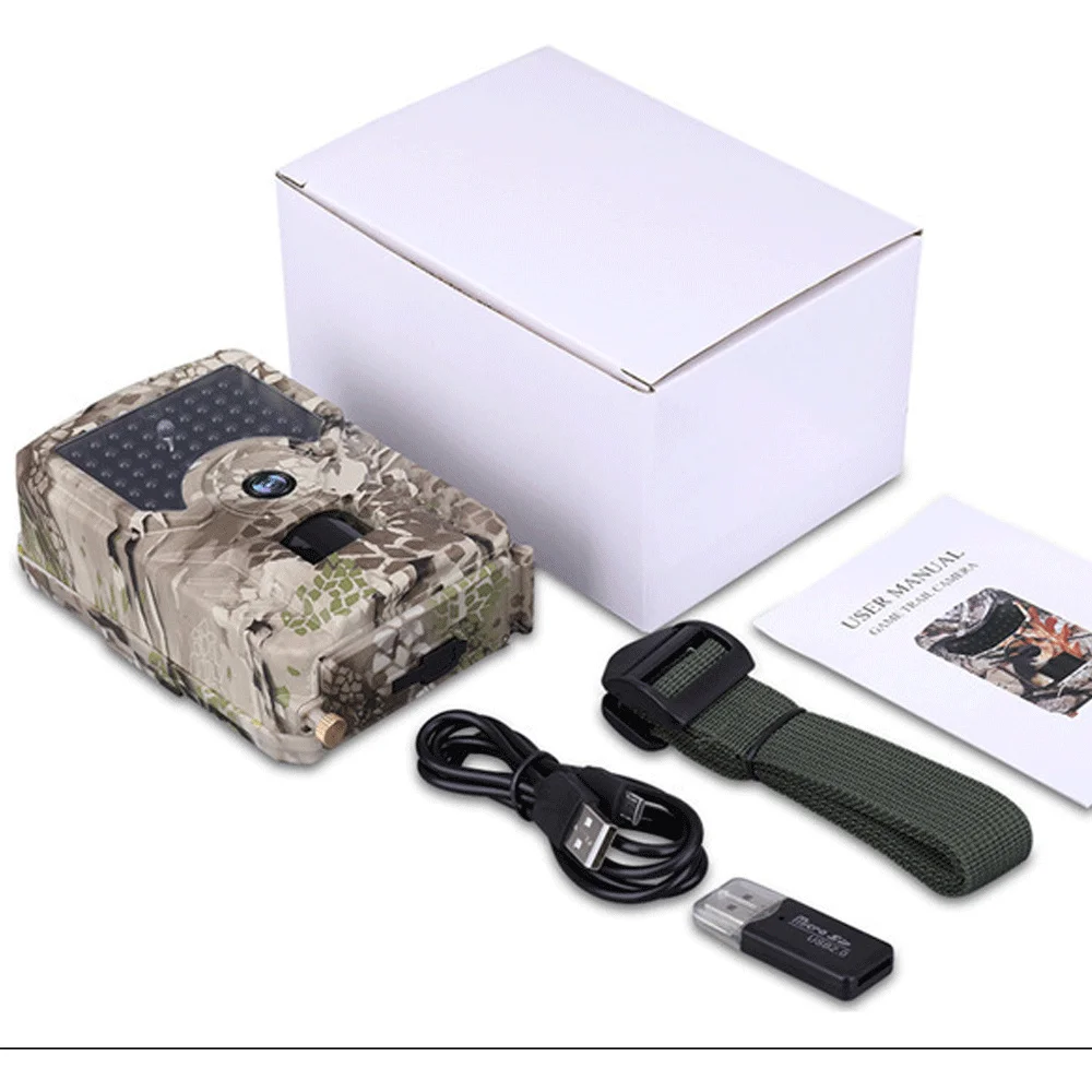 

Mini Hunting Trail Camera IP54 Waterproof 16MP 1080P PIR Infrared Night Vision Wildlife Cam Surveillance Tracking Monitor Camera