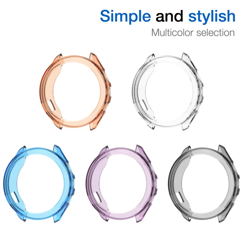 Funda protectora de TPU para Garmin Approach S70, accesorios de 42mm y 47mm, parachoques envolvente