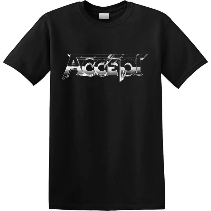ACCEPT  'Logo 2' TShirt Designer Shirt Sport Anime Aesthetic Clothing