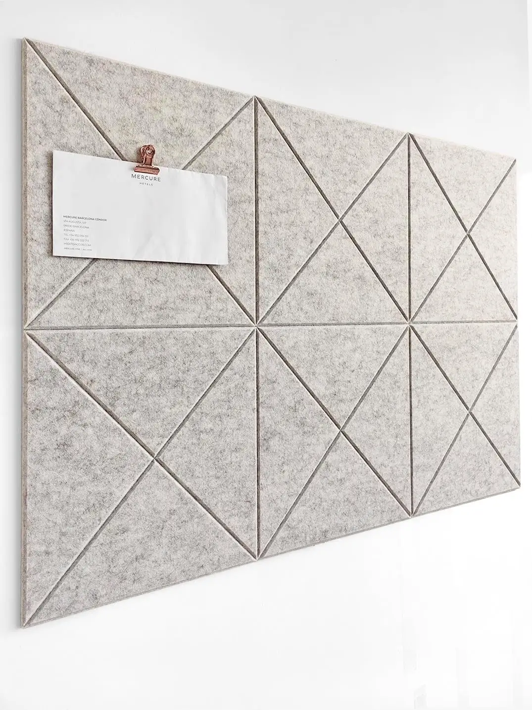 

Набор из 6 войлочных настенных плиток со съемным клеевым слоем, настраиваемая альтернатива пробковой доске для дома и офиса