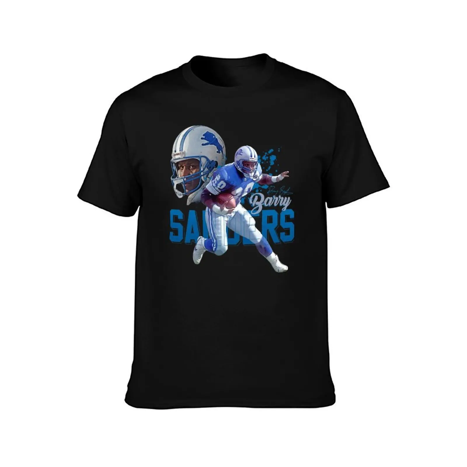 Barry Sanders T-Shirt Independence Day Short Sleeve T-Shirt