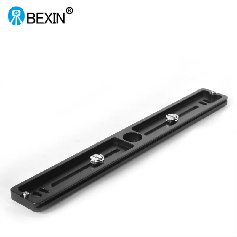 BEXIN PU300 Universal Aluminum Quick Release Plate Tripod Mount Adapter with 1/4 Screw for Benro Arca Swiss Ball Head and Camera