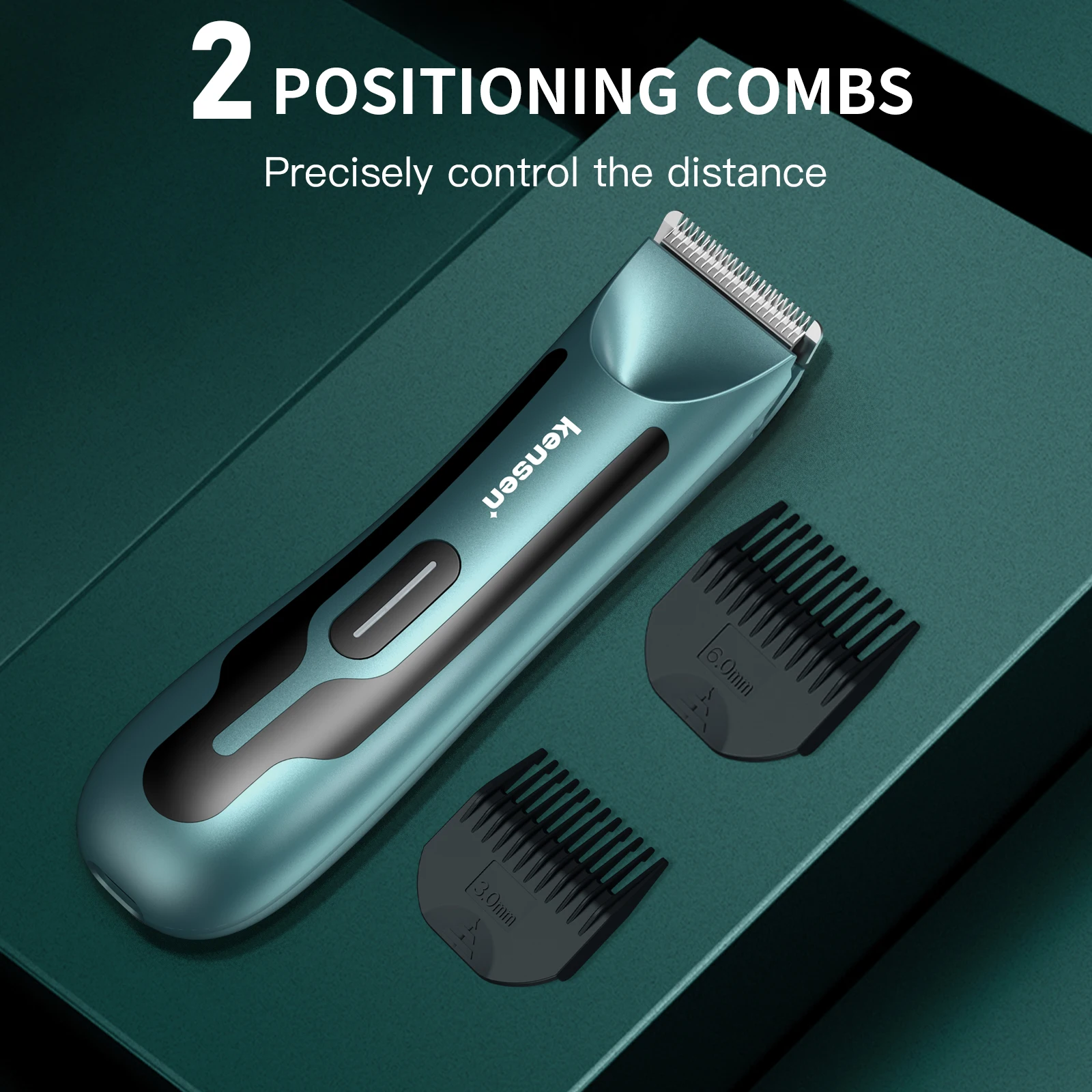 Kensen Electric Trimmer Body Hair Removal For Men Sensitive Area Bikini Groin Epilator Rechargeable Hair Cutting Machine Barber