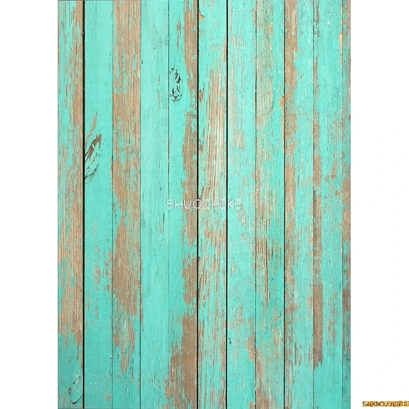 Shuozhike ศิลปะผ้าวินเทจสีไม้กระดานพื้นหลังภาพถ่ายฉากหลังสำหรับ ZLSY-82อุปกรณ์ประกอบฉากพื้นหลังสตูดิโอถ่ายภาพ
