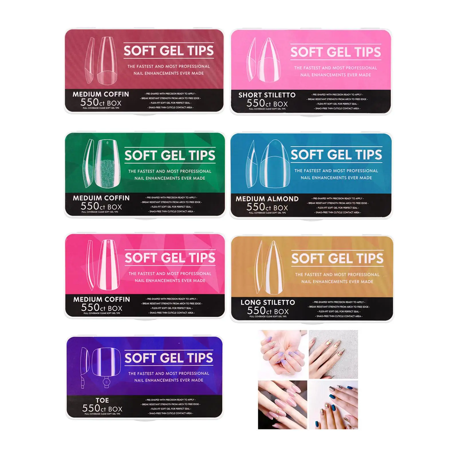 500Pcs Full Cover F… - image