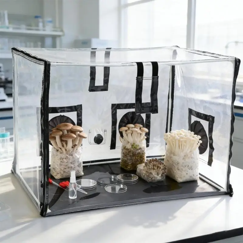 Mushroom Observation Bag Easy to Use for Home Gardeners Simple Maintenance and Clear Fungicidal Development Monitoring B03E