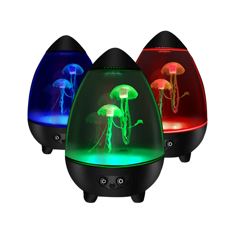 

Jellyfish Lamp USB Powered Silent Night Light Creative Living Room Gift Ornament