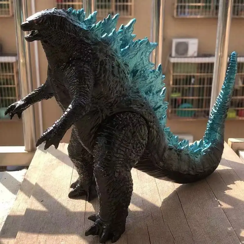 

50cm Anime Godzilla VS King Kong Action Figures GK 50cm Godzilla Heat Rays Lighted Movie Model PVC Collection Toys Desktop Gifts