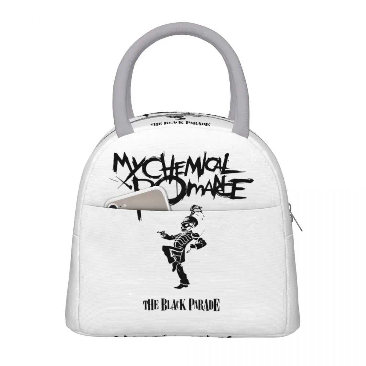 

My Chemical Romance The Black Parade Thermal Insulated Lunch Bag for Office Portable Bento Box Cooler Thermal Lunch Box