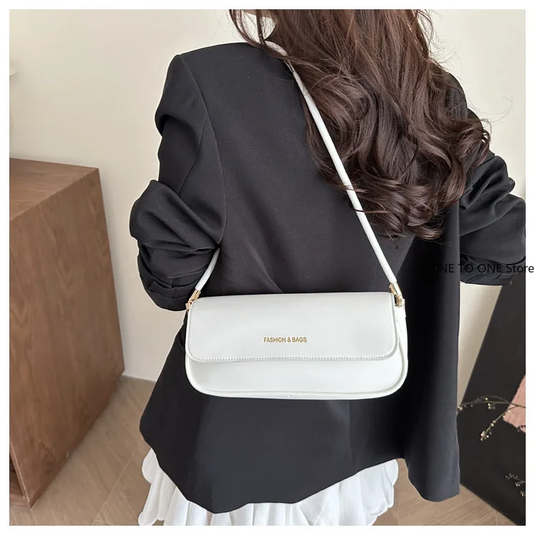 

Wholesale Fashion Light Luxury Portable Baguette Bag Women's Bags 2026 New Simple Style Shoulder Bags Commuter Armpit HandBag
