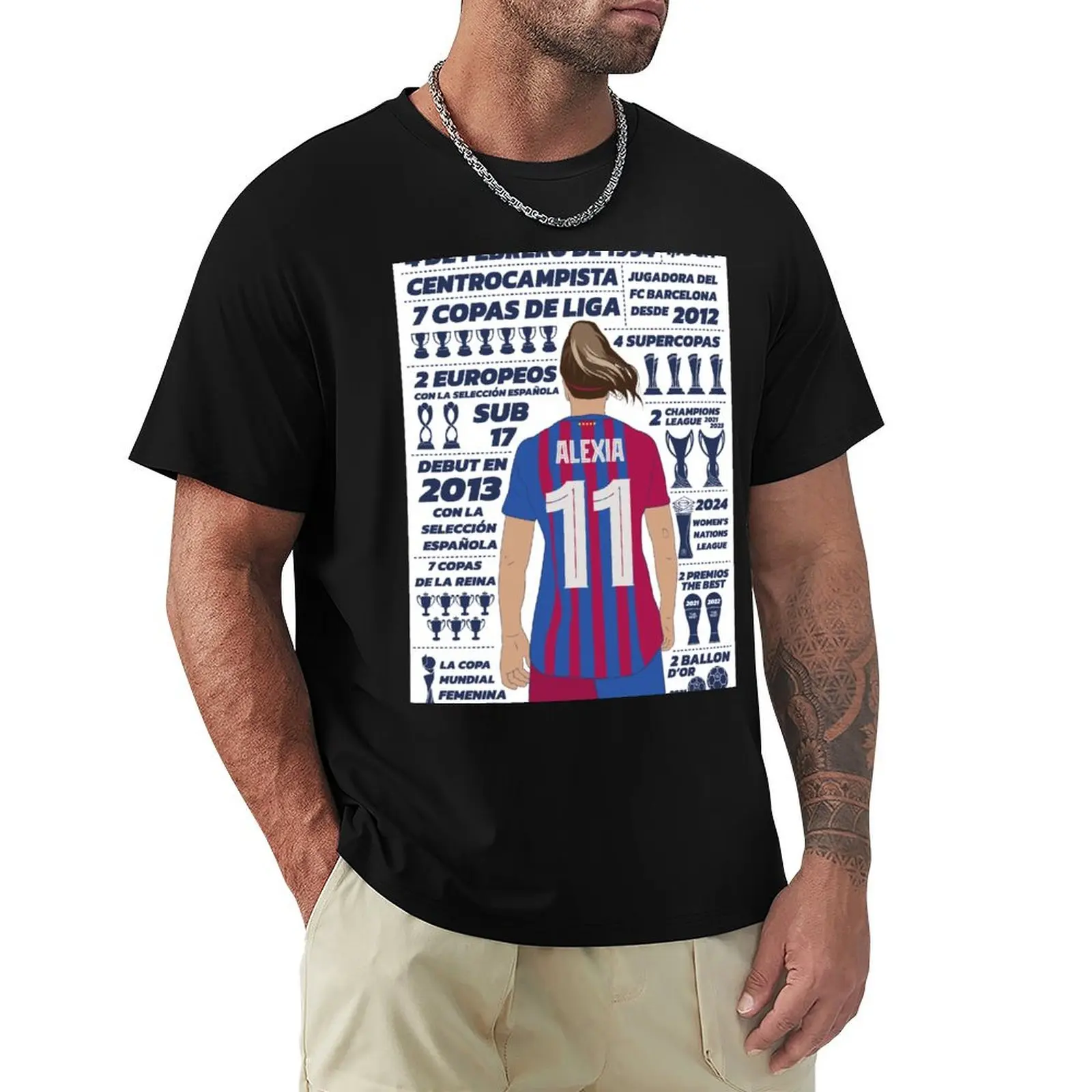 

Achievements Alexia Putellas T-Shirt basketball graphic tees tees Funny t-shirts man clothes oversized t shirts for men