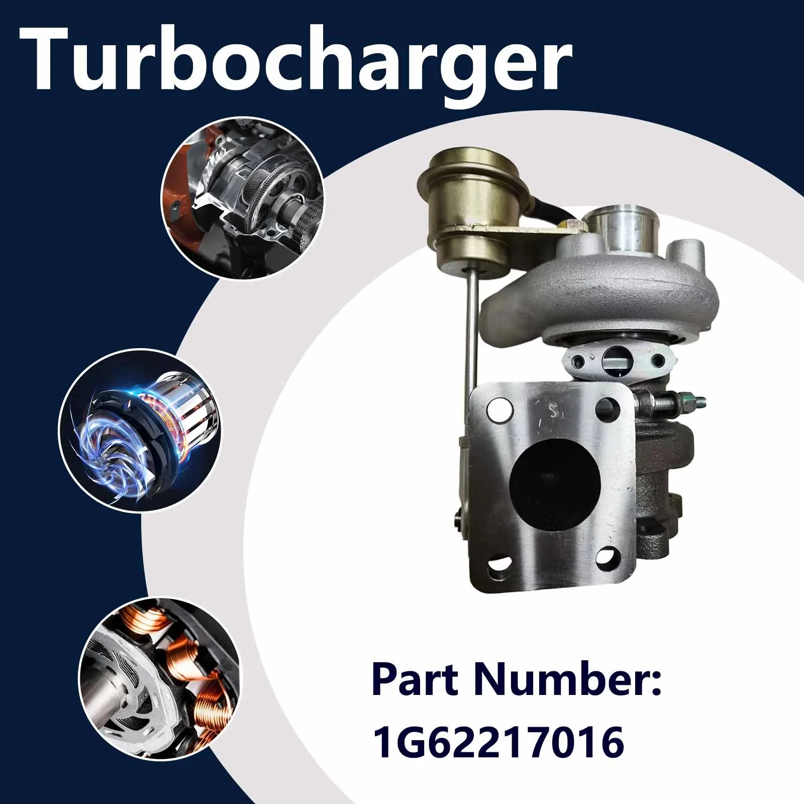 Turbocharger 1E01317013 For Kubota V2003T Engine