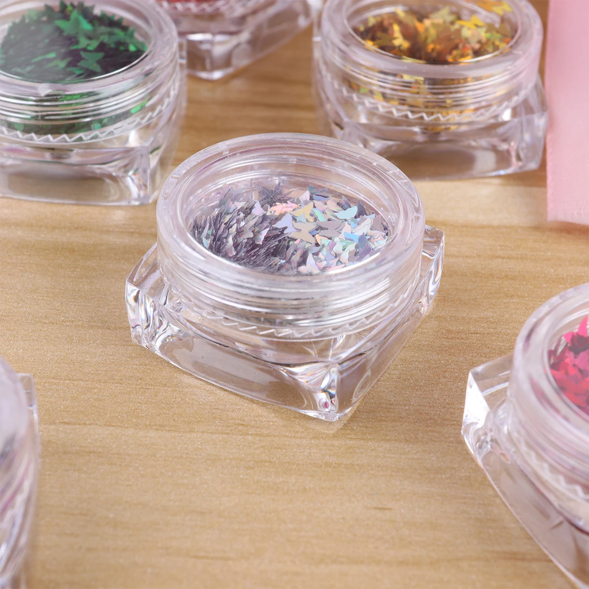 

1 set Butterfly Shape Art Paillette Manicure Sequins Decor Creative Glitter Cute Nail Decorations Salon Home Use High Quality