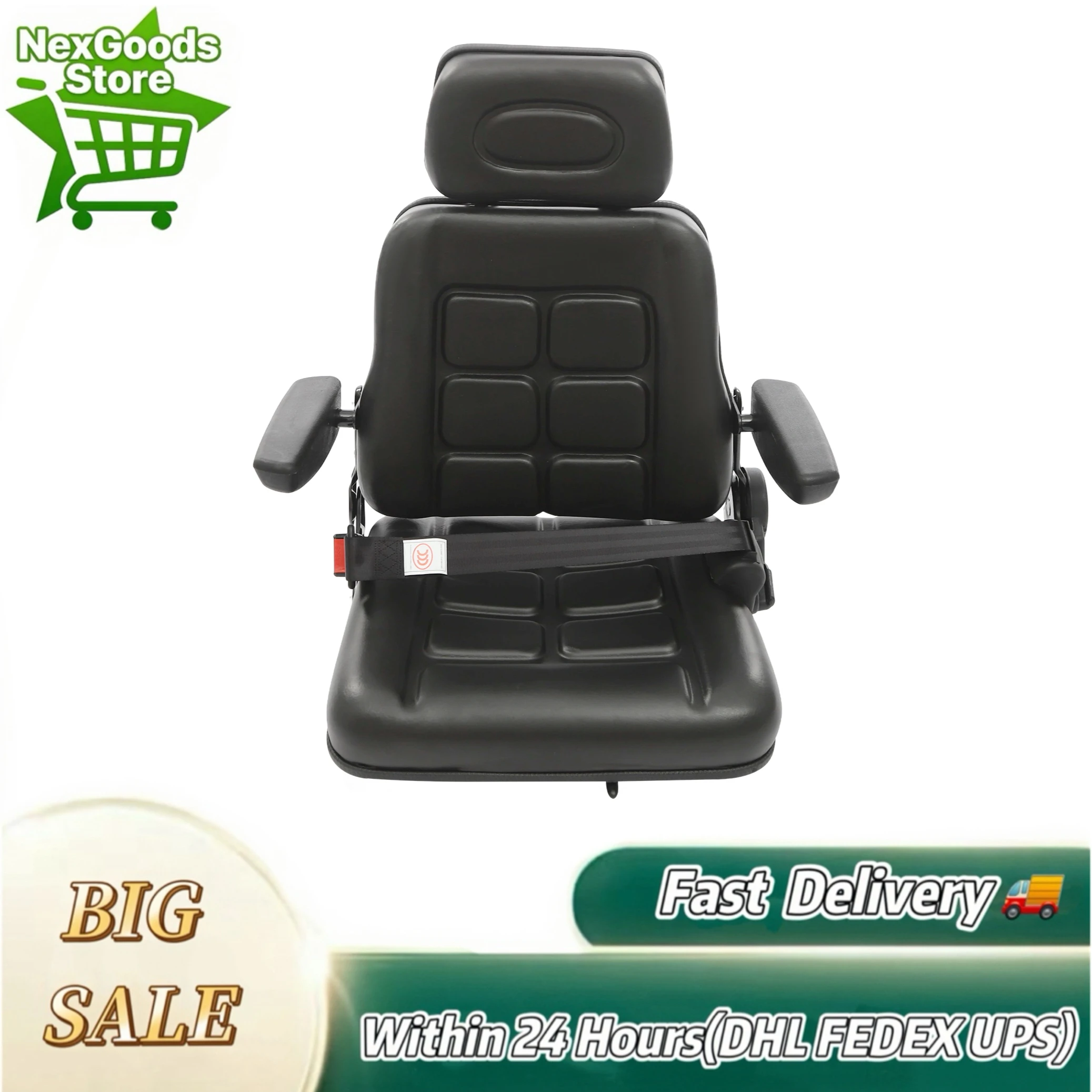 

Universal Adjustable Tractor Seat 100KG Load-Bearing Ergonomic Comfortable Design for Enhanced Stability And Reliability