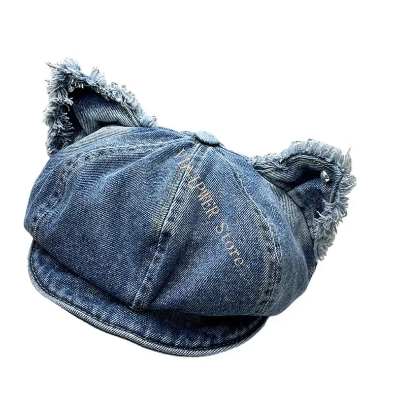 매일 D08E를 위한 유연한 국경 통풍 면 면을 가진 사랑스러운 8개의 각진 모자