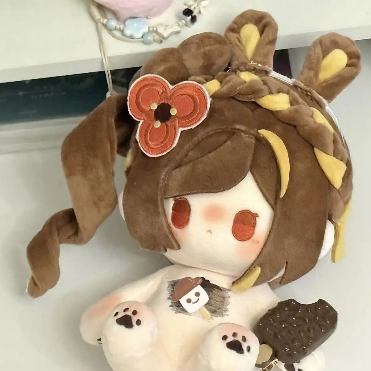 원신 임팩트 게임 주변 캐릭터 치오리 애니메이션 20cm 봉제 인형 귀여운 드레스업 성인/아이들용 수집 선물로 완벽