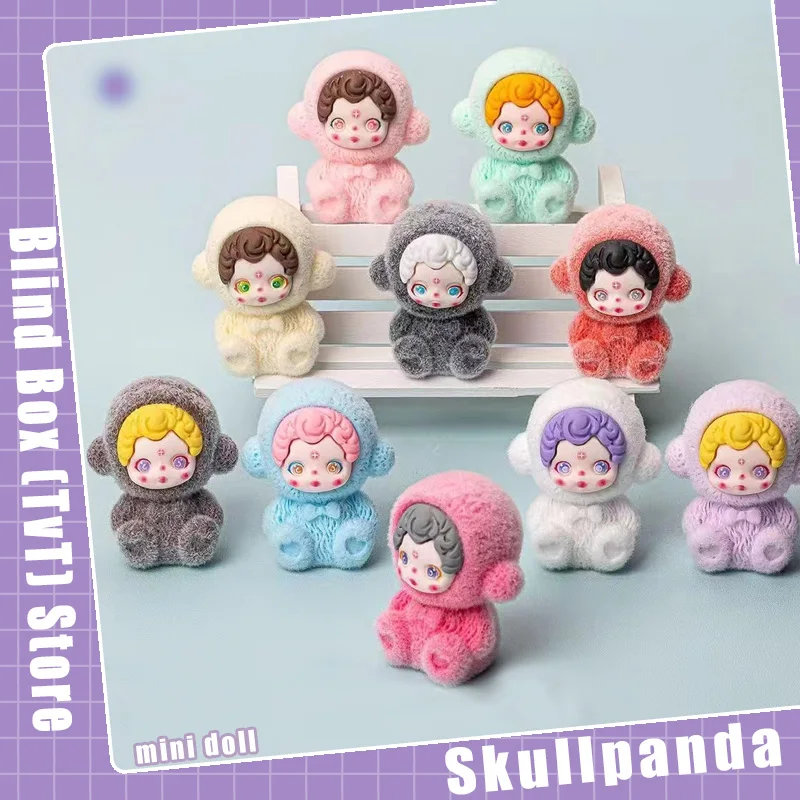 

Новая мини-кукла Skullpanda, слепая сумка, сказочная девушка, ювелирные изделия из смолы, аксессуары, подвеска, брелок, кремовый клей, подарок для мобильного телефона