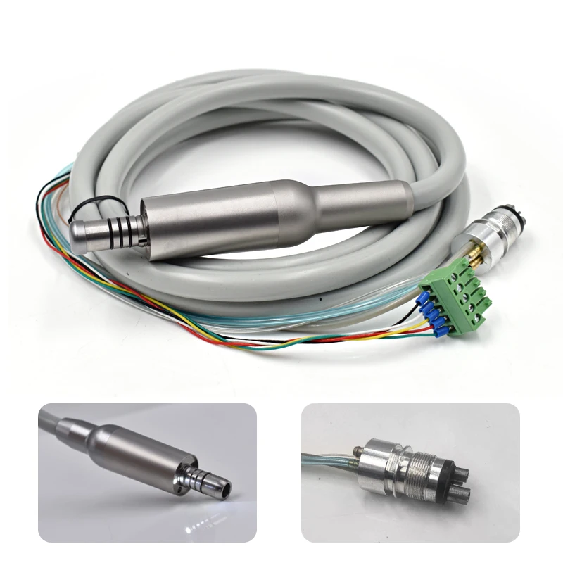 JUMTOP Dental Electric Built-in Type Micromotor, E-Type Motor Fit for Contra Angle Handpiece