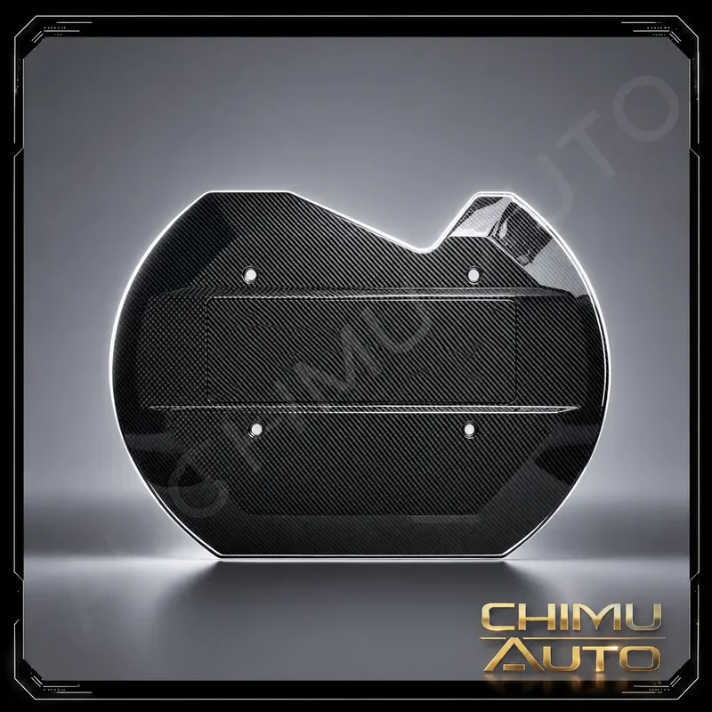 【CHIMU AUTO】 Carbon Fiber Texture Spare Tire Cover for Jimny 4x4 Offroad Auto Exterior Accessories Rear Wheel