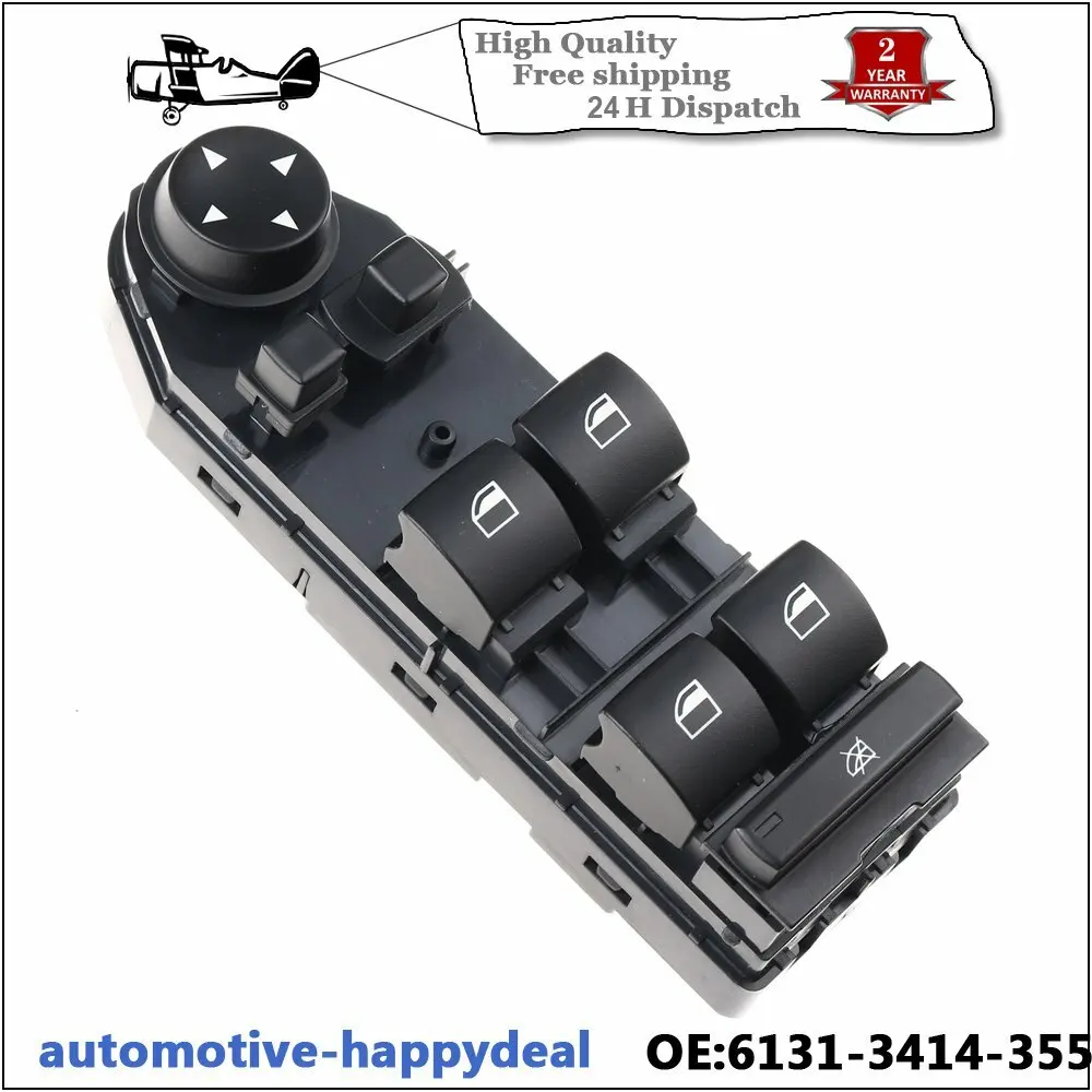 

4-контактный электрический переключатель стеклоподъемника 61313414355 для BMW E83 X3 2004-2010