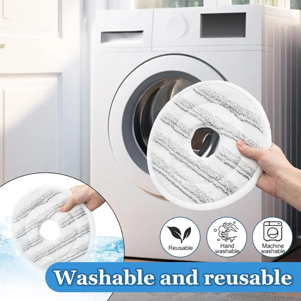 ¡Promoción! Almohadillas de microfibra para fregona Vileda Clean Spin, repuestos para cabezal de fregona, lavables y reutilizables para limpiar suelos