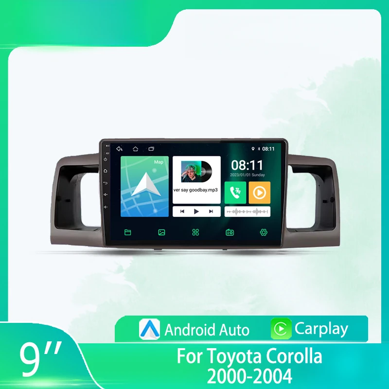 

For Toyota Corolla 00-04 Car Multimedia Player Android Car Player GPS WIFI Carplay 4G Car Radio Navigation Stereo Car Electronic