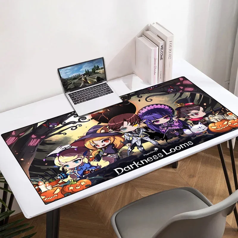 Gaming Pad Maplestory Mousepad Gamer Mouse Carpet Computer Desks Desk Accessories Pc Cabinet Games Keyboard Mat Office Xxl Mats