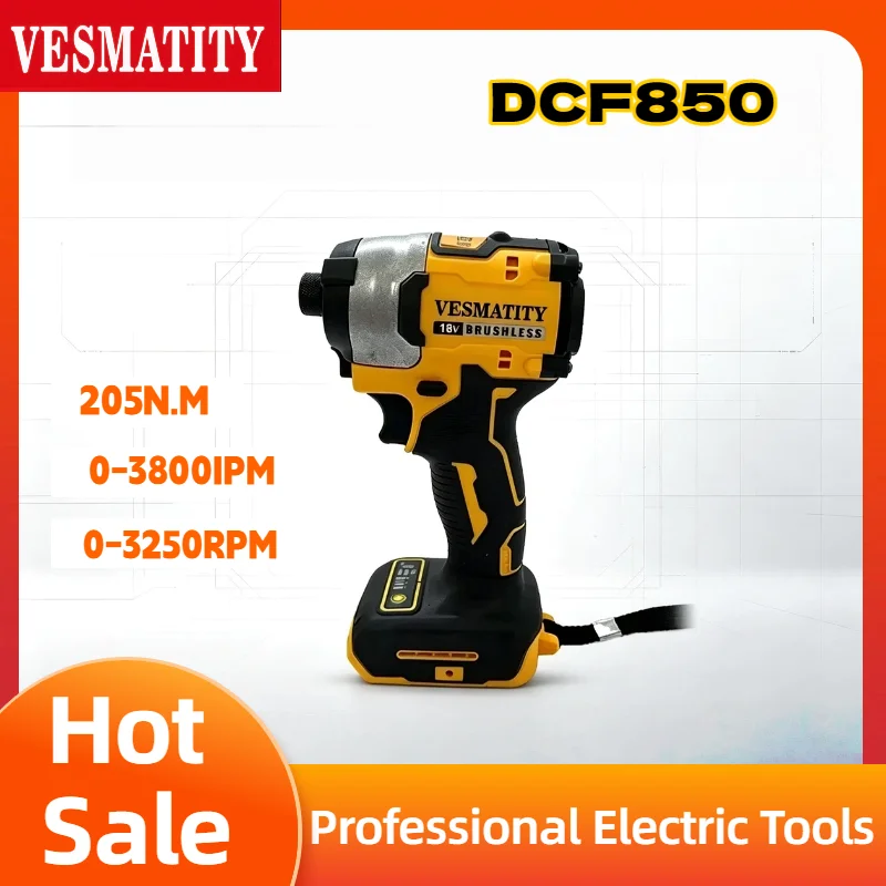 DCF850 Brushless Electric Spray Gun Lightweight Uniform Spray Paint Sprayer for Home DIY Project For DeWALT Battery