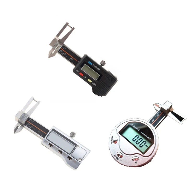 

Upgraded Mini 0-25mm Digital Thickness Gauge Caliper with 0.01mm Reading Stainless Steel Portable