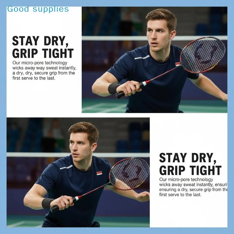 

nimble12Pcs Badminton Grip Tape Absorbent Non Slip Tennis Handle Overgrip for Daily Sports Practice and Competitionobject