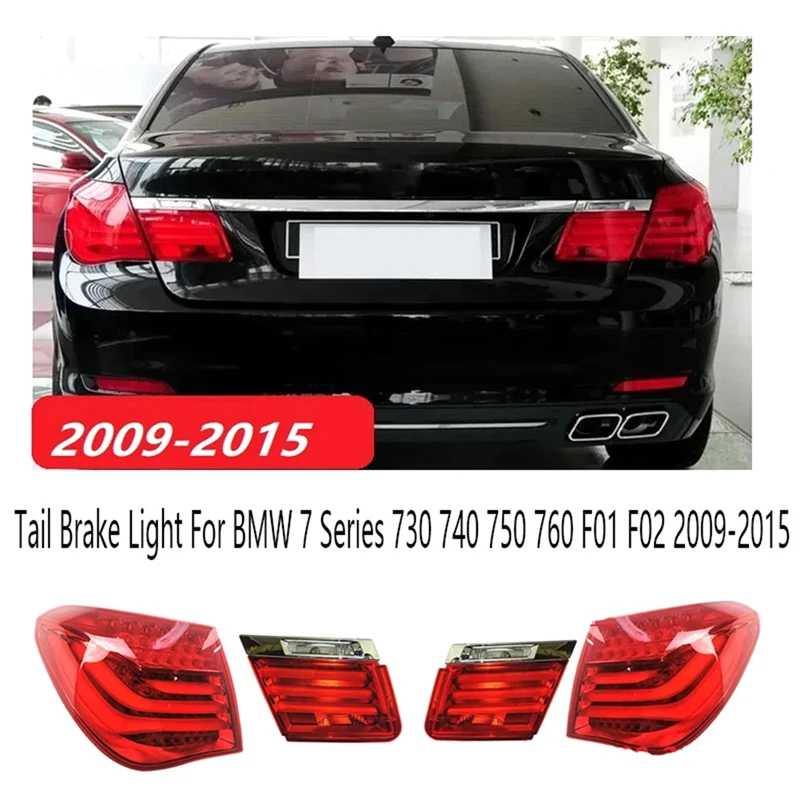 

Rear Bumper Tail Light Brake Signal Lamp For BMW 7 Series 730 740 750 760 F01 F02 2009-2015