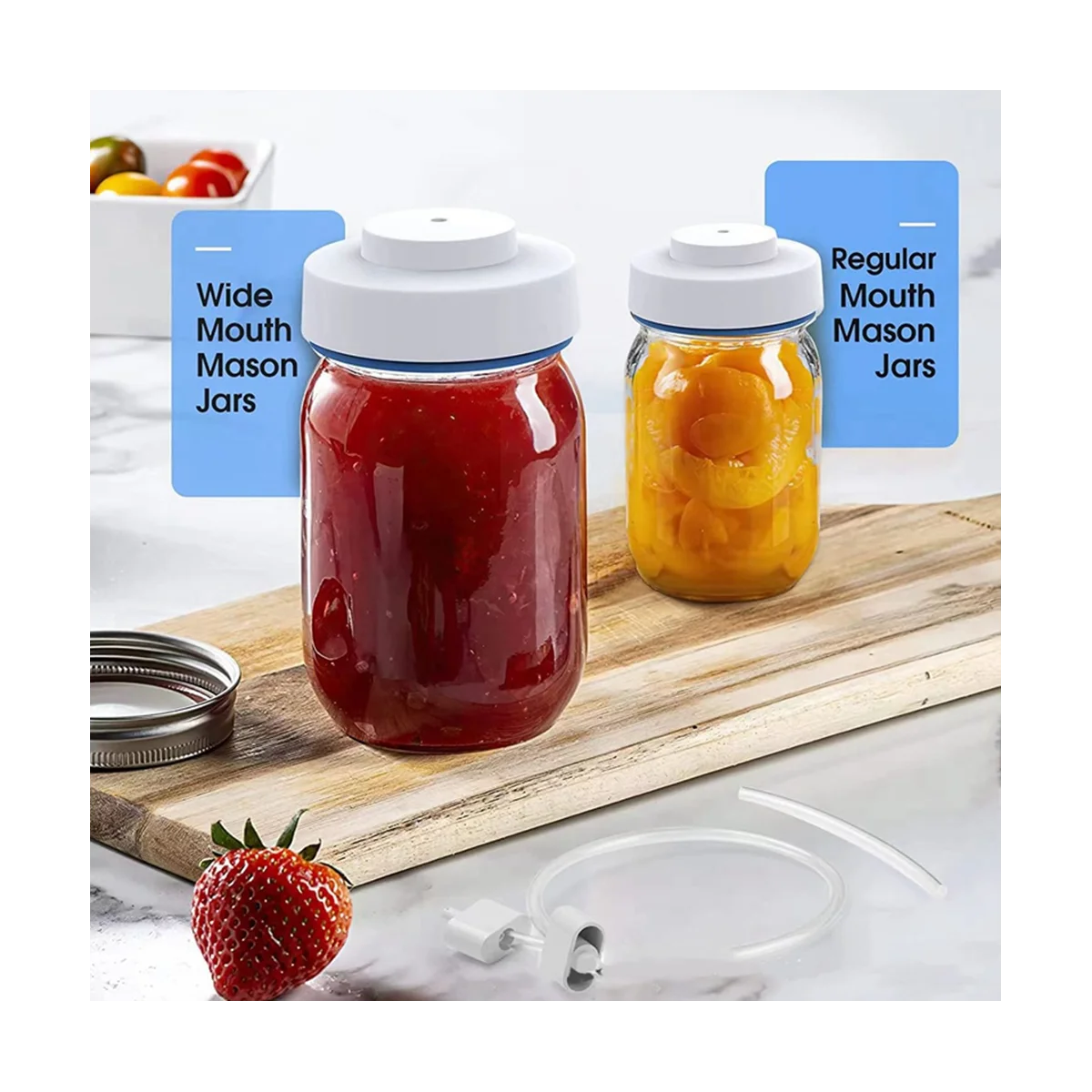 เครื่องซีลสูญญากาศไฟฟ้า USB 11ชิ้น, อุปกรณ์ซีลสูญญากาศปลอดภัยซีลกระป๋องปากกว้างกันมลพิษ