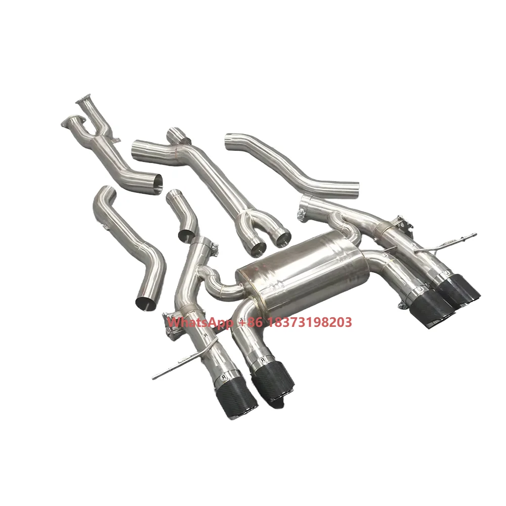 

2021-2024 for M2 G87 Exhaust System with 89mm 304 Stainless Steel Muffler Catback New Condition for S58B30A 3.0T