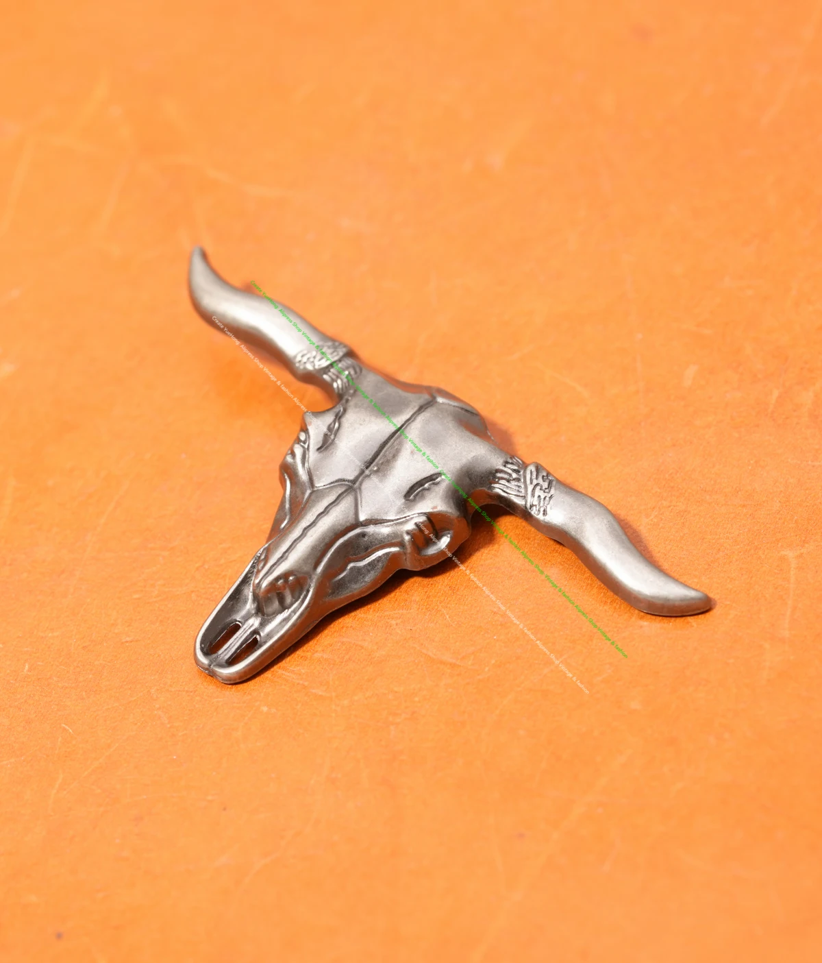 10pcs Big Western Cowboy Texas Nickel Bull Buffalo Longhorn Head Skull Leathercraft Rider Conchos Belt Decor Screwback