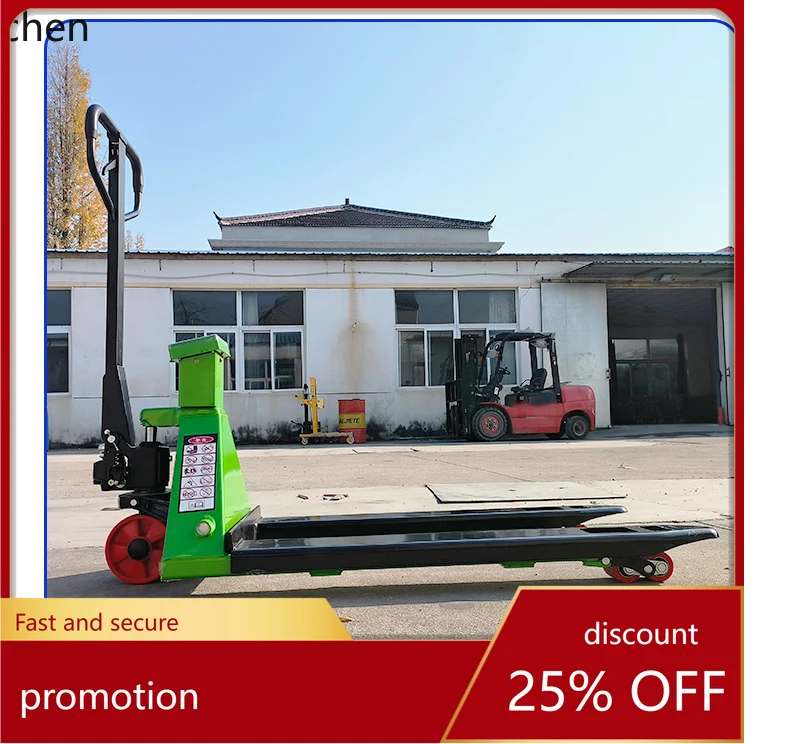 

ZML Forklift Hand Truck New Model Manual Hydraulic Cart Anti-Vibration