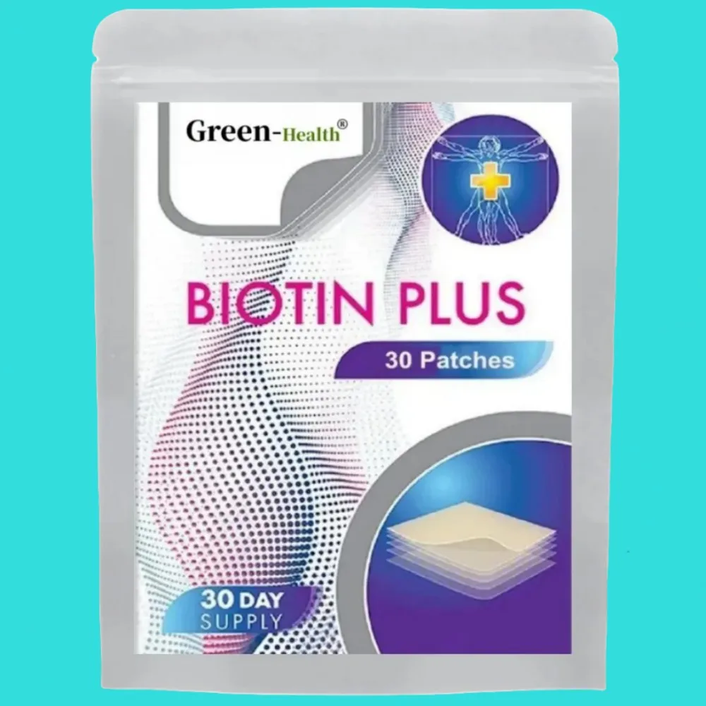 Biotin Plus Transdermal Patches - 30 Patches One Month Supply