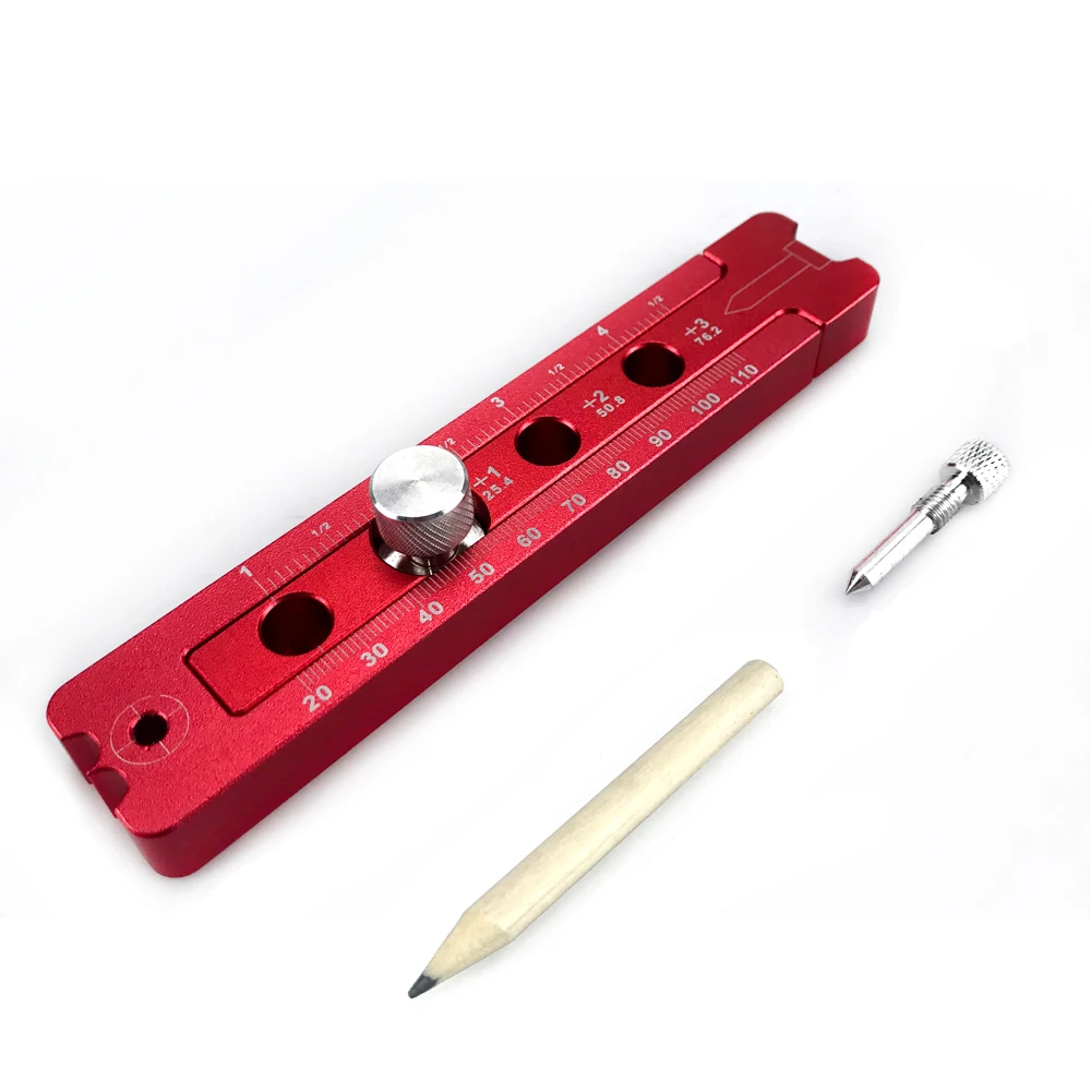 1 шт. портативный компас из алюминиевого сплава, прочный универсальный точный плотник, инструмент для рисования, деревообрабатывающий компас для геометрии