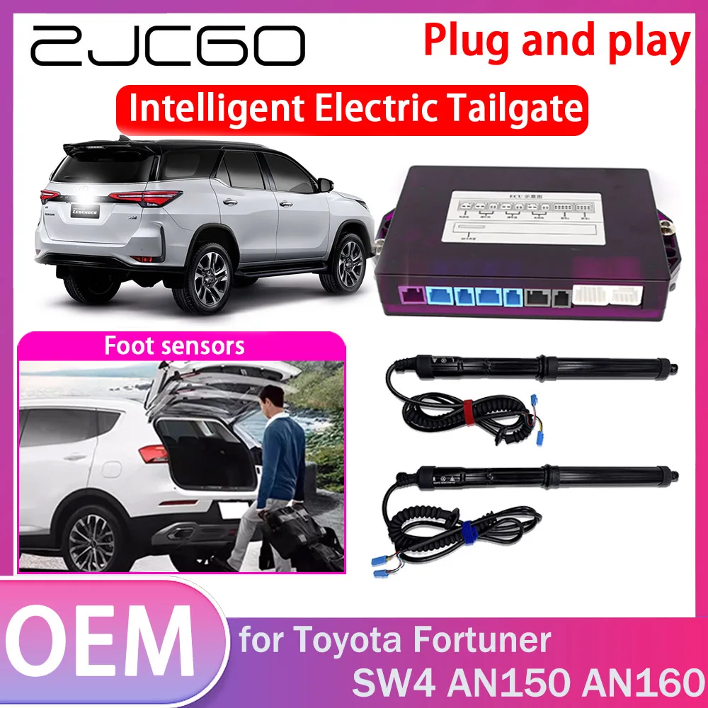 

ZJCGO Electric Tailgate Lift Drive Trunk Opening Tail Gate Lift Soft Close Car Door for Toyota Fortuner SW4 AN150 AN160