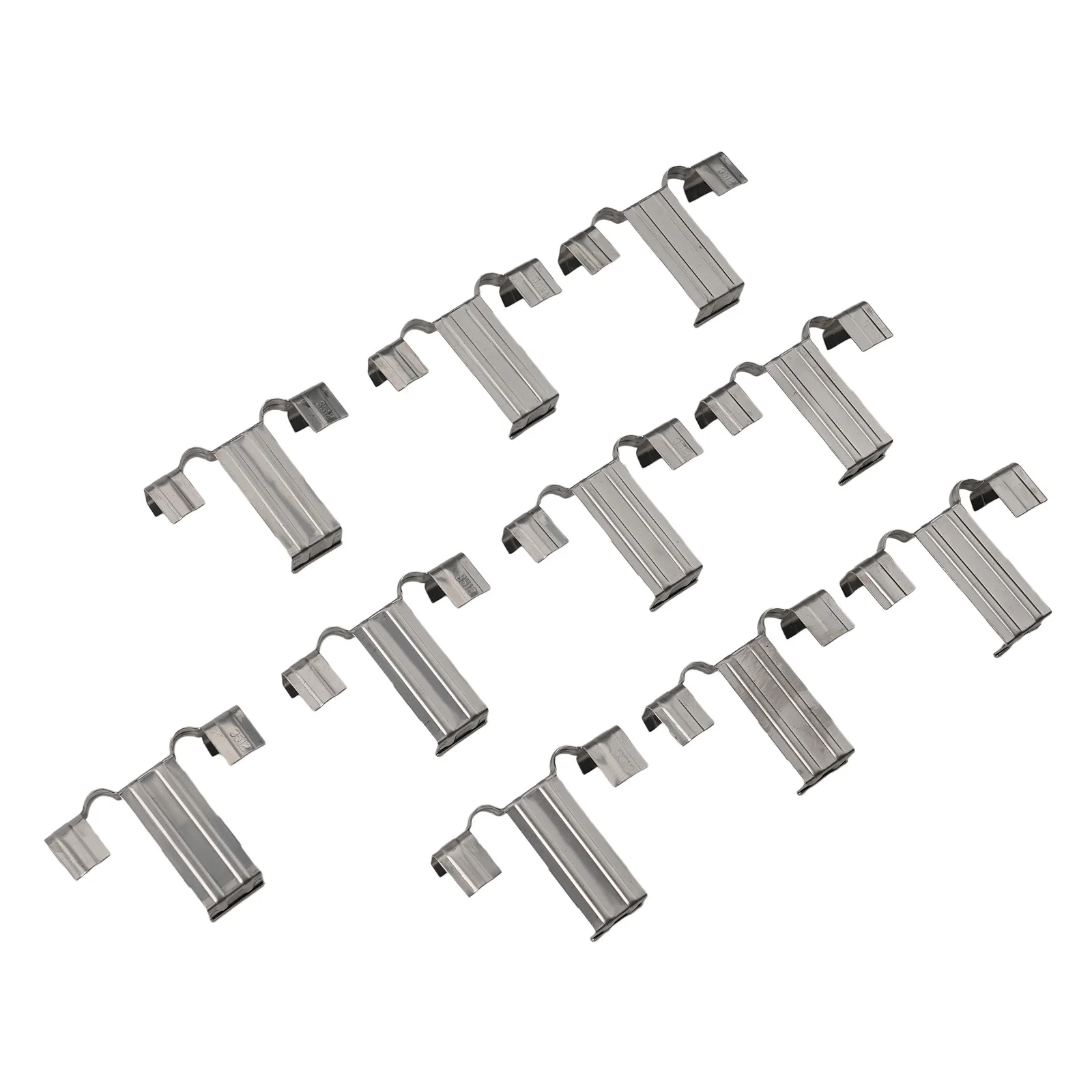 10 Pieces Stainless Steel Clips for Solar Panel Frames to Help Remove Stagnant Water and Improve Energy Generation Efficiency
