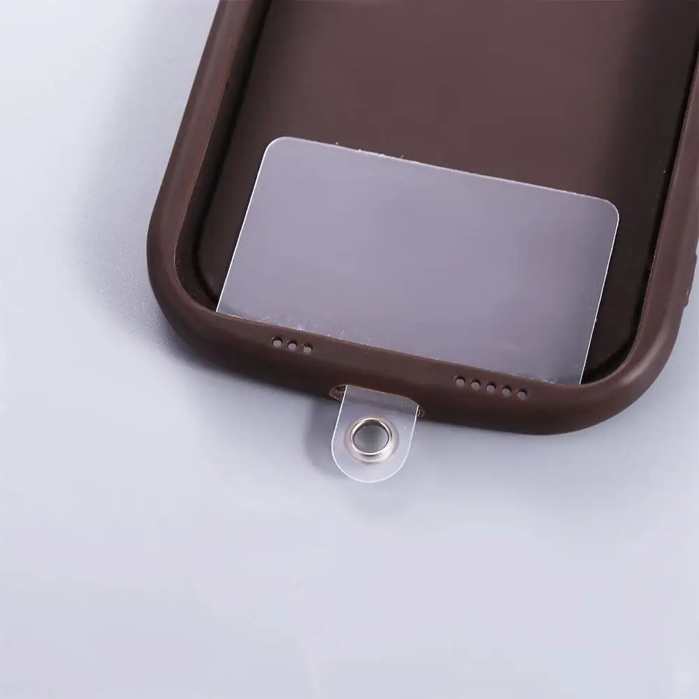 Anti-lost Phone Tether Patch Stainless Steel Ultra-thin Cellphone Strap Gasket Universal Safety Phone Lanyard Straps Patch