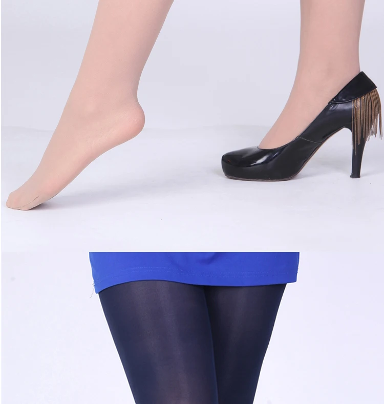 Frauen Winter Dicke Strumpfhosen Plus Größe Neue 600d Anti Haken Reißen Strumpfhosen Beständig Super Elastische Große Opaque Farbe Weibliche 2023 – Detail 12
